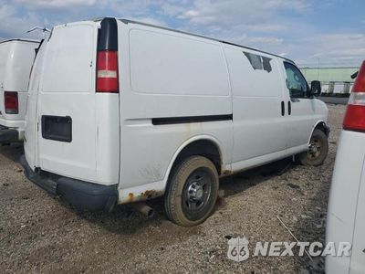 Trzecie zdjęcie samochodu z tyłu: 2010 CHEVROLET EXPRESS G2500 VIN:1GCZGFBA9A1162006 - miniatura