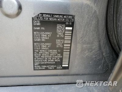 Zdjęcie 13 z 13 samochodu: 2015 NISSAN ROGUE S VIN:KNMAT2MV4FP544224 - miniatura