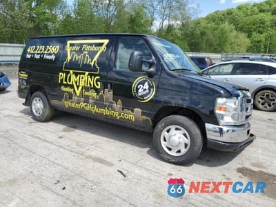 Czwarte zdjęcie samochodu z boku: 2014 FORD ECONOLINE E150 VAN VIN:1FTNE1EW0EDA24096 - miniatura