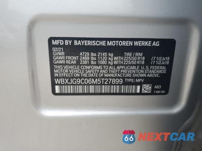 Zdjęcie 12 z 12 samochodu: 2021 BMW X1 XDRIVE28I VIN:WBXJG9C06M5T27899 - miniatura