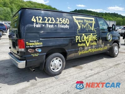 Trzecie zdjęcie samochodu z tyłu: 2014 FORD ECONOLINE E150 VAN VIN:1FTNE1EW0EDA24096 - miniatura