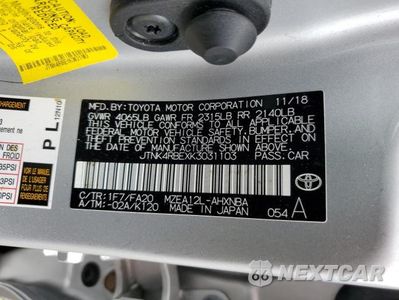 Zdjęcie 12 z 12 samochodu: 2019 TOYOTA COROLLA SE VIN:JTNK4RBEXK3031103 - miniatura