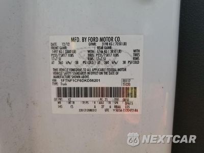 Zdjęcie 13 z 13 samochodu: 2013 FORD F150 VIN:1FTNF1CF6DKD56201 - miniatura