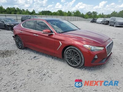 Czwarte zdjęcie samochodu z boku: 2019 GENESIS G70 ELITE VIN:KMTG34LA2KU032267 - miniatura
