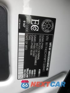 Zdjęcie 13 z 13 samochodu: 2023 MERCEDES-BENZ SPRINTER 2500 VIN:W1Y40CHY9PT133941 - miniatura