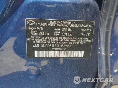 Zdjęcie 13 z 13 samochodu: 2020 HYUNDAI ELANTRA SEL VIN:5NPD84LF6LH569167 - miniatura