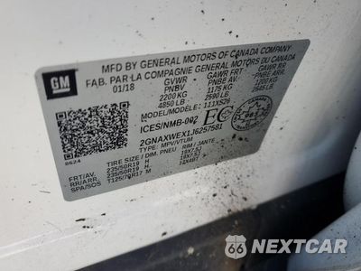 Zdjęcie 13 z 13 samochodu: 2018 CHEVROLET EQUINOX PREMIER VIN:2GNAXWEX1J6257581 - miniatura
