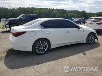Trzecie zdjęcie samochodu z tyłu: 2022 INFINITI Q50 LUXE VIN:JN1EV7BP1NM310607 - miniatura
