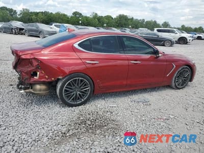 Trzecie zdjęcie samochodu z tyłu: 2019 GENESIS G70 ELITE VIN:KMTG34LA2KU032267 - miniatura