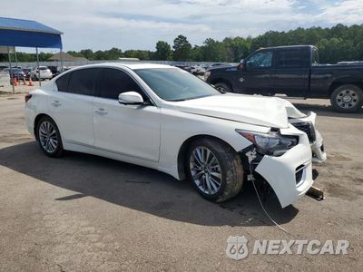 Czwarte zdjęcie samochodu z boku: 2022 INFINITI Q50 LUXE VIN:JN1EV7BP1NM310607 - miniatura