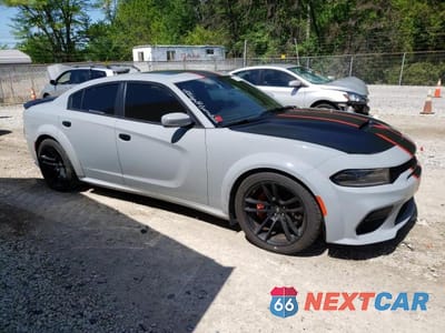 Czwarte zdjęcie samochodu z boku: 2021 DODGE CHARGER SCAT PACK VIN:2C3CDXGJXMH589735 - miniatura