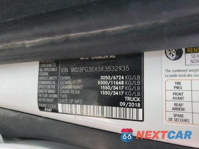 Zdjęcie 13 z 13 samochodu: 2019 MERCEDES-BENZ METRIS VIN:WD3PG3EA5K3532935 - miniatura