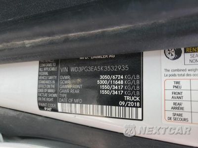 Zdjęcie 13 z 13 samochodu: 2019 MERCEDES-BENZ METRIS VIN:WD3PG3EA5K3532935 - miniatura