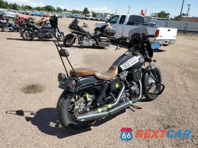 Czwarte zdjęcie samochodu z boku: 2017 HARLEY-DAVIDSON FXDB DYNA STREET BOB VIN:1HD1GXM11HC323980 - miniatura