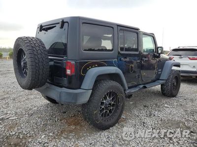 Trzecie zdjęcie samochodu z tyłu: 2016 JEEP WRANGLER UNLIMITED SPORT VIN:1C4BJWDG7GL156951 - miniatura