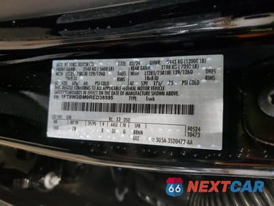 Zdjęcie 12 z 12 samochodu: 2024 FORD F350 SUPER DUTY VIN:1FT8W3BM9RED38595 - miniatura