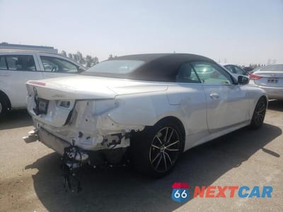 Trzecie zdjęcie samochodu z tyłu: 2023 BMW 430I VIN:WBA23AT01PCL49918 - miniatura