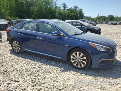 Czwarte zdjęcie samochodu z boku: 2017 HYUNDAI SONATA SPORT VIN:5NPE34AF7HH587237 - miniatura