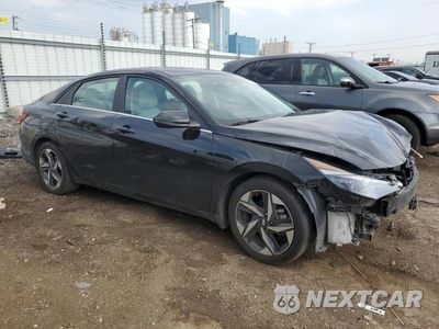 Czwarte zdjęcie samochodu z boku: 2022 HYUNDAI ELANTRA LIMITED VIN:KMHLP4AG1NU337235 - miniatura