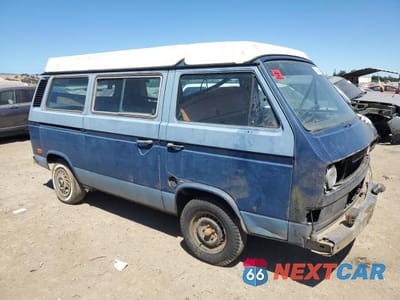 Czwarte zdjęcie samochodu z boku: 1983 VOLKSWAGEN VANAGON BUS VIN:WV2YB0250DH113395 - miniatura