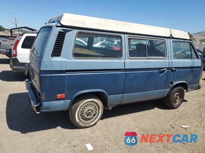 Trzecie zdjęcie samochodu z tyłu: 1983 VOLKSWAGEN VANAGON BUS VIN:WV2YB0250DH113395 - miniatura