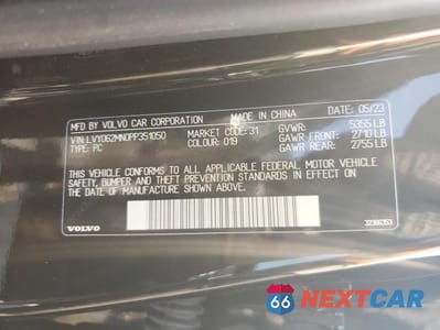 Zdjęcie 12 z 12 samochodu: 2023 VOLVO S90 PLUS VIN:LVY062MN0PP351050 - miniatura