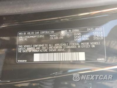 Zdjęcie 12 z 12 samochodu: 2023 VOLVO S90 PLUS VIN:LVY062MN0PP351050 - miniatura
