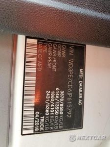 Zdjęcie 14 z 14 samochodu: 2018 MERCEDES-BENZ SPRINTER 2500 VIN:WD3PE7CD6JP615792 - miniatura