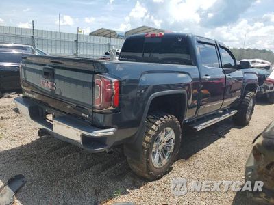Trzecie zdjęcie samochodu z tyłu: 2018 GMC SIERRA K1500 SLT VIN:3GTU2NEC0JG413383 - miniatura
