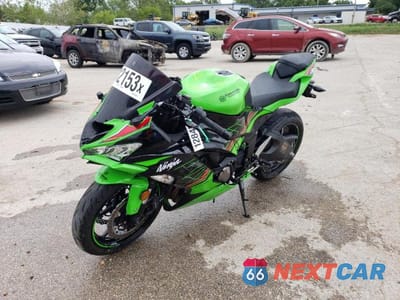 Drugie zdjęcie samochodu z przodu: 2023 KAWASAKI ZX636 K VIN:JKBZXJH15PA017215 - miniatura