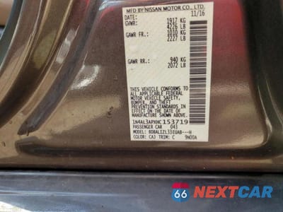 Zdjęcie 12 z 12 samochodu: 2017 NISSAN ALTIMA 2.5 VIN:1N4AL3APXHC153719 - miniatura