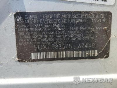Zdjęcie 13 z 13 samochodu: 2008 BMW X5 4.8I VIN:5UXFE83578L167448 - miniatura