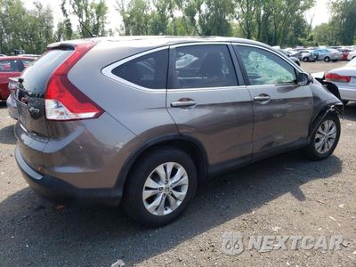 Trzecie zdjęcie samochodu z tyłu: 2014 HONDA CR-V EX VIN:5J6RM4H57EL016859 - miniatura