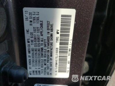 Zdjęcie 13 z 13 samochodu: 2014 HONDA CR-V EX VIN:5J6RM4H57EL016859 - miniatura
