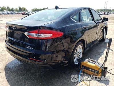 Trzecie zdjęcie samochodu z tyłu: 2019 FORD FUSION SE VIN:3FA6P0LU7KR207353 - miniatura