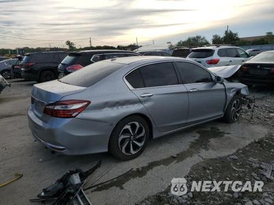 Trzecie zdjęcie samochodu z tyłu: 2016 HONDA ACCORD EX VIN:1HGCR2F74GA152386 - miniatura
