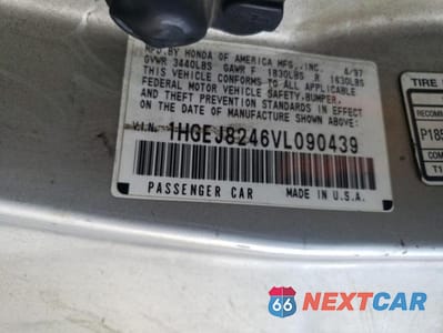 Zdjęcie 13 z 13 samochodu: 1997 HONDA CIVIC EX VIN:1HGEJ8246VL090439 - miniatura