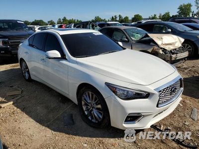 Czwarte zdjęcie samochodu z boku: 2021 INFINITI Q50 LUXE VIN:JN1EV7BP5MM703203 - miniatura