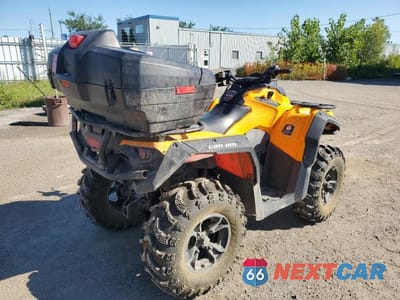 Czwarte zdjęcie samochodu z boku: 2018 CAN-AM OUTLANDER 570 VIN:3JBLGAT40JJ000905 - miniatura