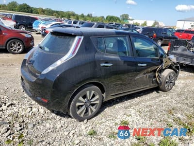 Trzecie zdjęcie samochodu z tyłu: 2016 NISSAN LEAF SV VIN:1N4BZ0CPXGC311750 - miniatura