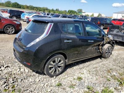 Trzecie zdjęcie samochodu z tyłu: 2016 NISSAN LEAF SV VIN:1N4BZ0CPXGC311750 - miniatura