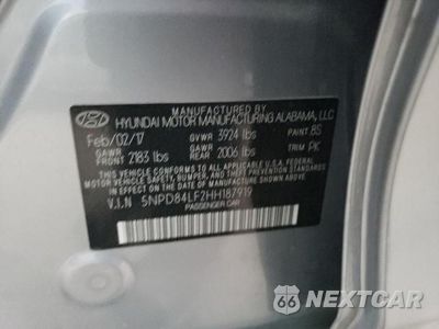 Zdjęcie 13 z 13 samochodu: 2017 HYUNDAI ELANTRA SE VIN:5NPD84LF2HH187919 - miniatura