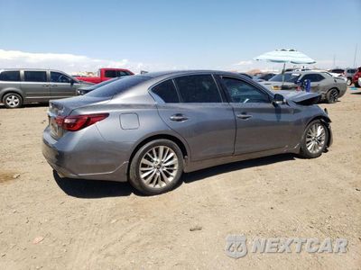 Trzecie zdjęcie samochodu z tyłu: 2021 INFINITI Q50 LUXE VIN:JN1EV7BPXMM705433 - miniatura