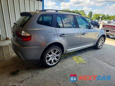 Trzecie zdjęcie samochodu z tyłu: 2007 BMW X3 3.0SI VIN:WBXPC93447WF28906 - miniatura
