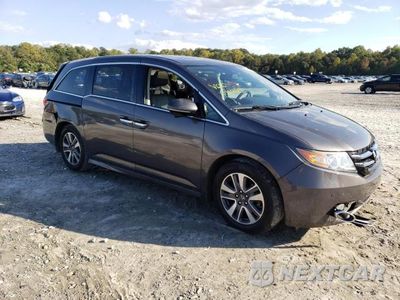 Czwarte zdjęcie samochodu z boku: 2015 HONDA ODYSSEY TOURING VIN:5FNRL5H98FB126793 - miniatura