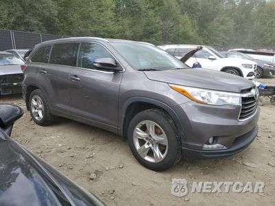Czwarte zdjęcie samochodu z boku: 2016 TOYOTA HIGHLANDER LIMITED VIN:5TDDKRFH0GS336820 - miniatura