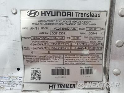 Zdjęcie 10 z 10 samochodu: 2022 HYUNDAI TRANSLEAD VIN:3H3V532K2NS059108 - miniatura