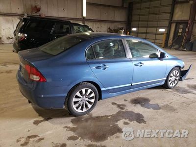 Trzecie zdjęcie samochodu z tyłu: 2009 HONDA CIVIC EXL VIN:19XFA16989E001744 - miniatura
