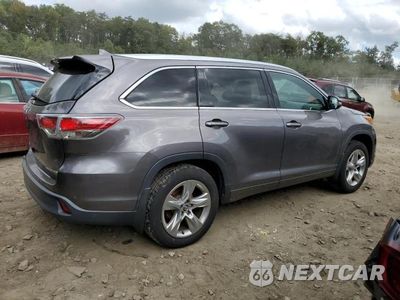 Trzecie zdjęcie samochodu z tyłu: 2016 TOYOTA HIGHLANDER LIMITED VIN:5TDDKRFH0GS336820 - miniatura