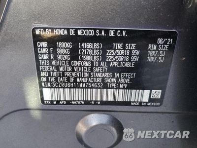 Zdjęcie 13 z 13 samochodu: 2021 HONDA HR-V SPORT VIN:3CZRU6H11MM754632 - miniatura